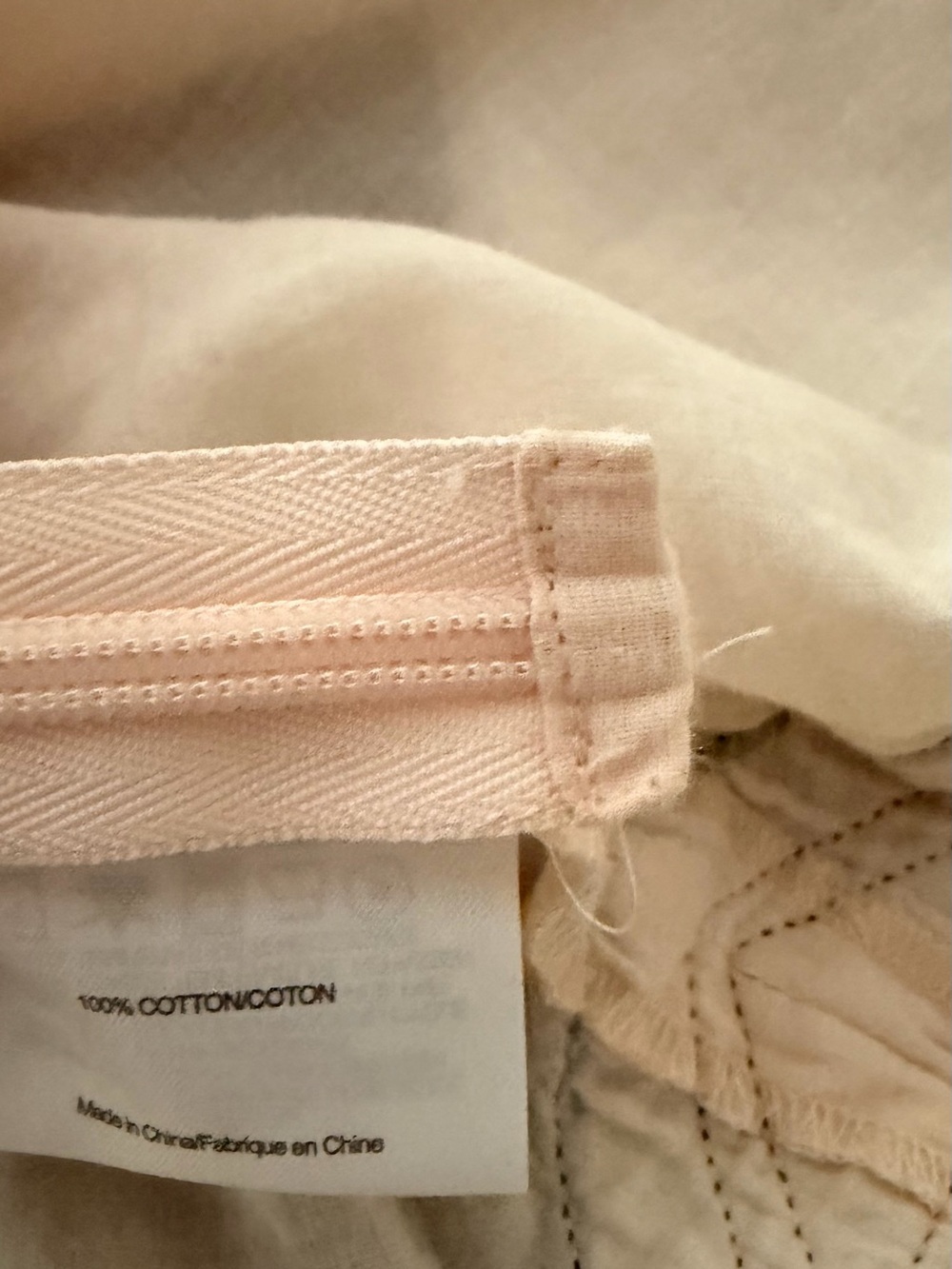 Tory Burch Women’s Light Pink Tunic with Black Trim Placket Size 12 - Picture 6 of 6